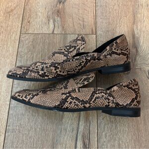 ZARA SNAKESKIN LOAFER